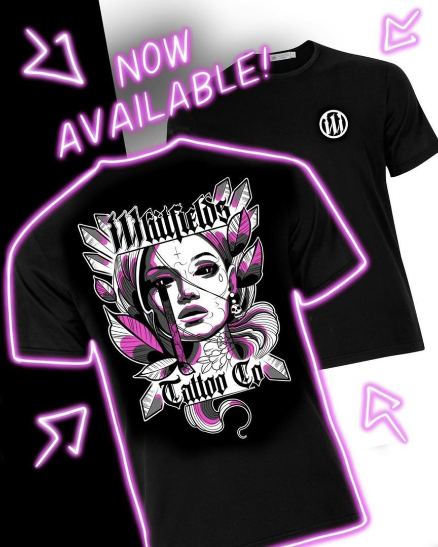 Whitfields Tattoo Co tee shirt